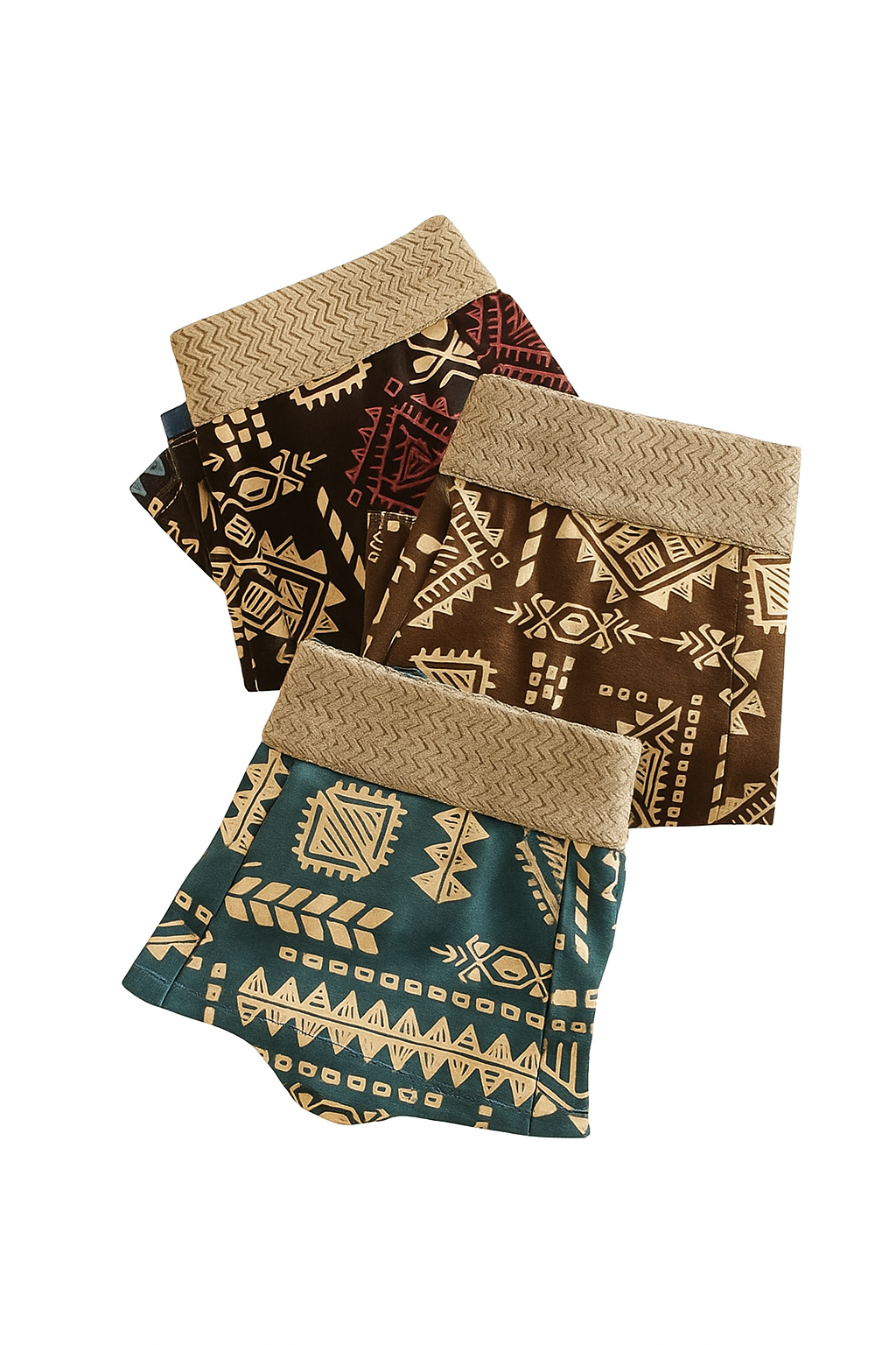 Boxers Étnicos Premium – para Hombre (Piezas Variadas)