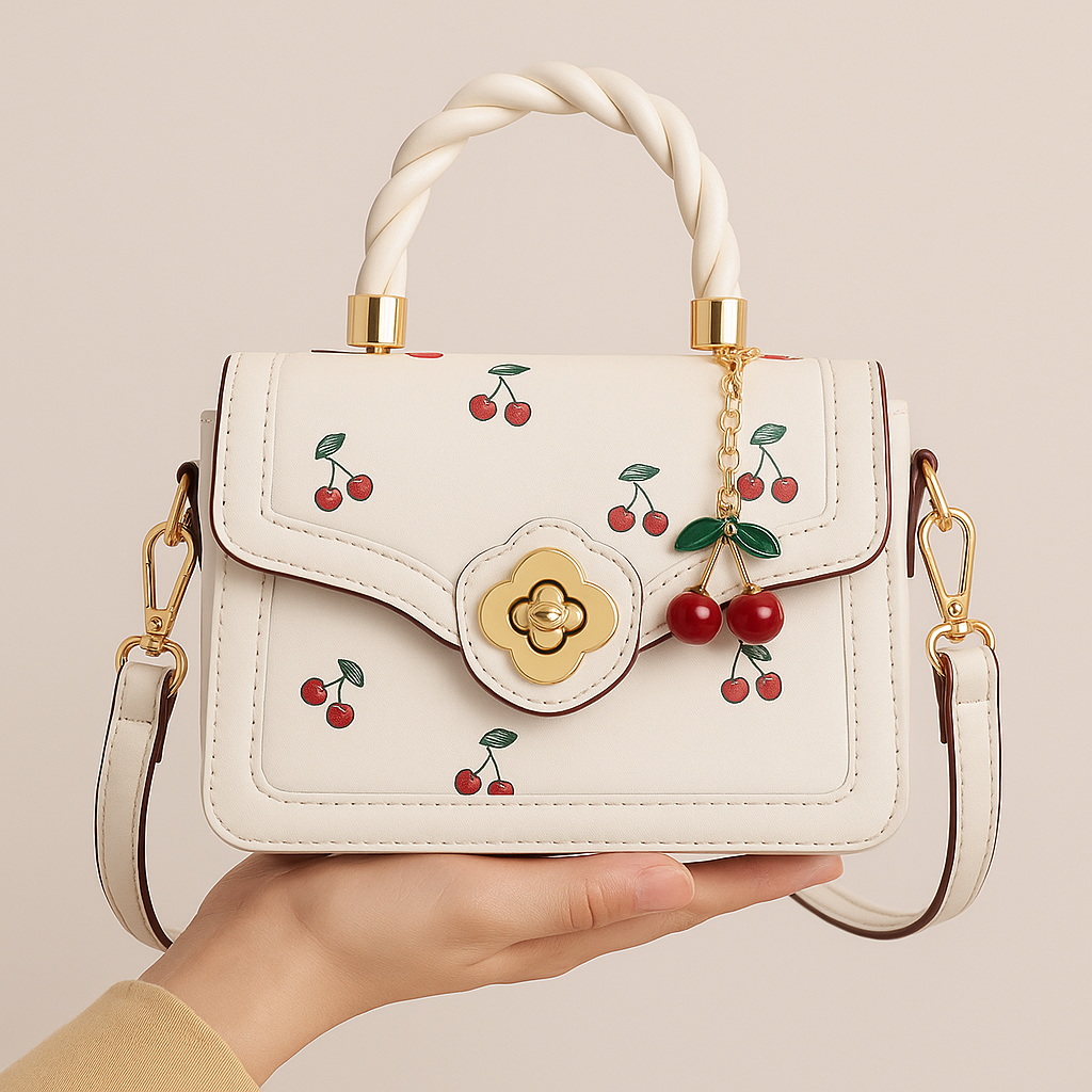 Bolso Mini de Cerezos – Elegante y Compacto para Mujer