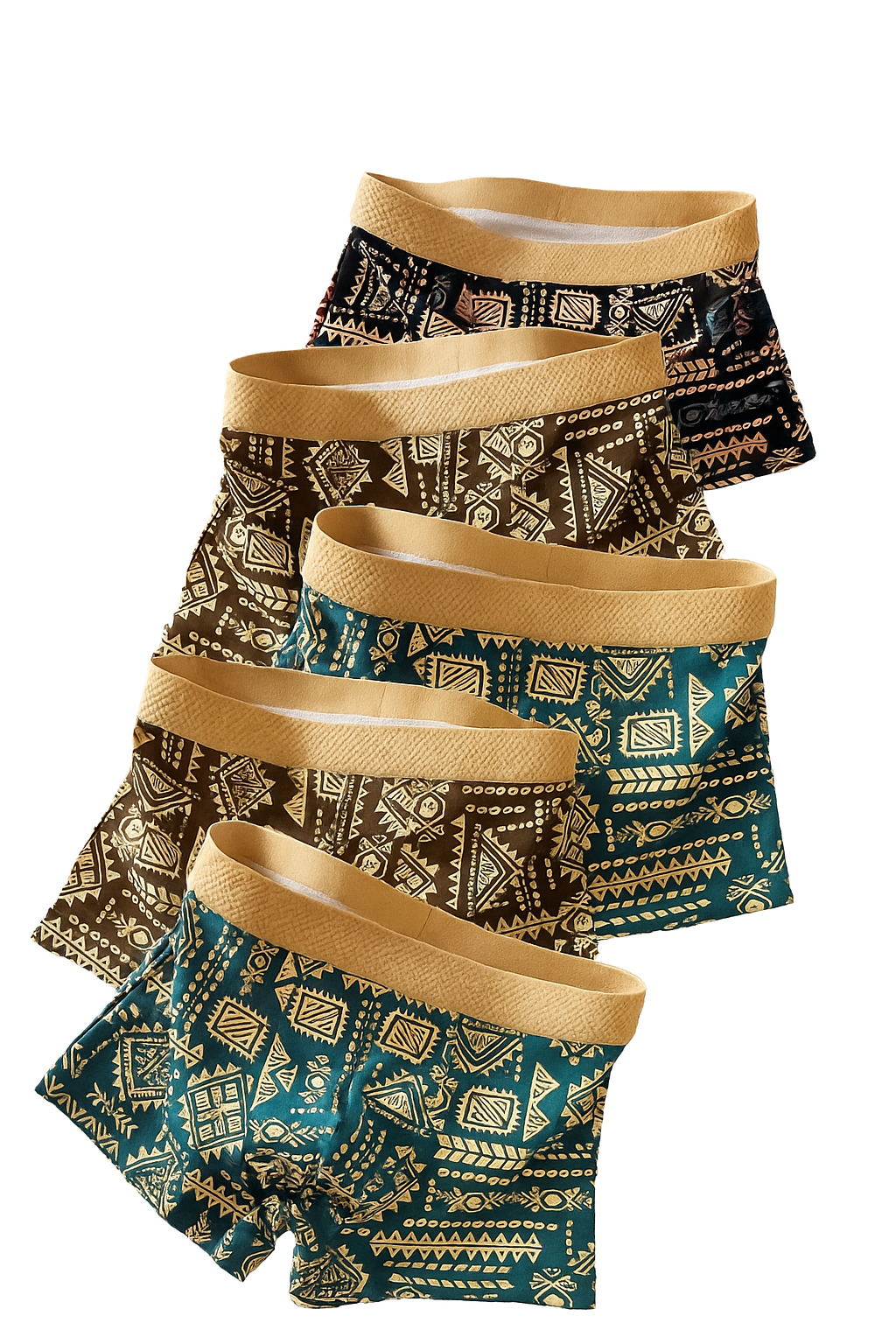 Boxers Étnicos Premium – para Hombre (Piezas Variadas)
